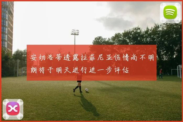 安切洛蒂透露拉菲尼亚伤情尚不明朗将于明天进行进一步评估